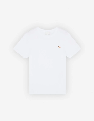 Women's Baby Fox Patch Regular Tee Shirt White