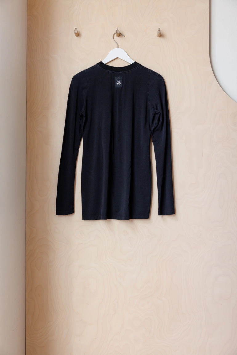 Y-3 by Yohji Yamamoto Long Sleeve T-Shirt - Black