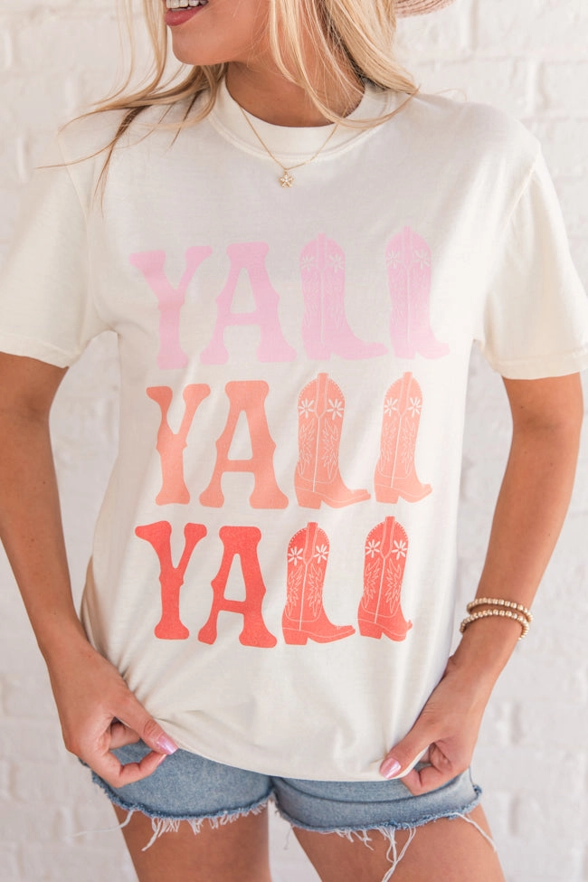 Y'all Ivory Graphic Tee